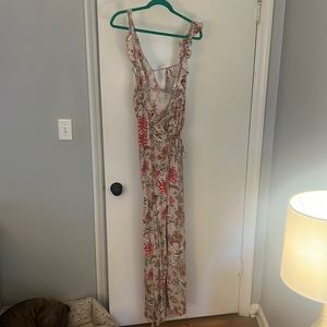 Wrap around maxi dress